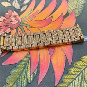 Gold and Silver Rhinestone Bracelet